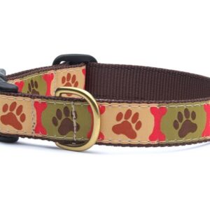 Up Country Pawprints Dog Collar