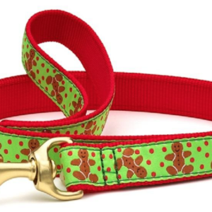 Up Country Gingerbread Man Holiday Dog Leash
