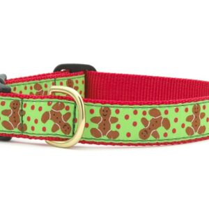 Up Country Gingerbread Man Holiday Dog Collar